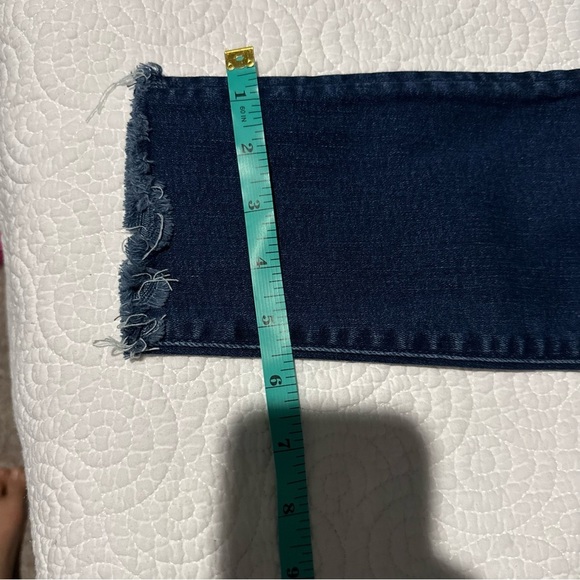 MOTHER Ankle Cropped Blue Jeans - Picture 10 of 13